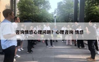 咨詢情感心理問題？心理咨詢 情感