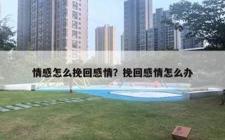 情感怎么挽回感情？挽回感情怎么辦